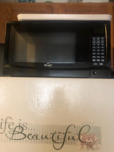 Black microwave works - microwave., great