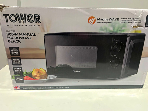 Tower t24044blk 20l 800w - tower,