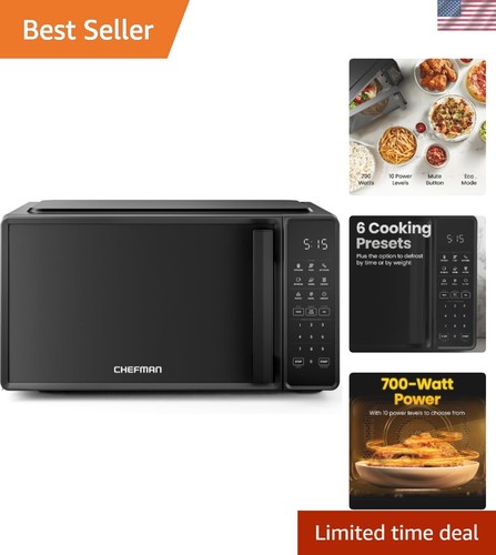 Stylish black microwave - stylish,