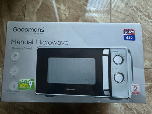 Goodmans manual countertop - manual,
