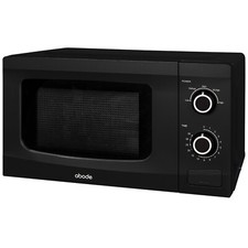Abode Black Microwave 700W 20L