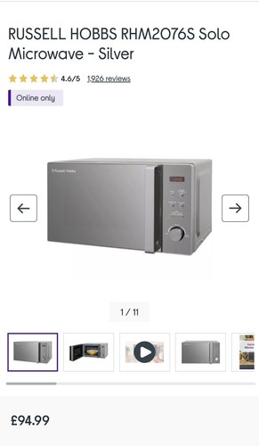 Russell hobbs rhm2017 20l - hobbs,
