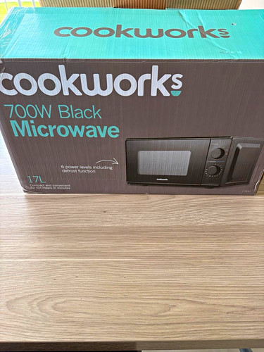 Cookworks 700w black - 700w,